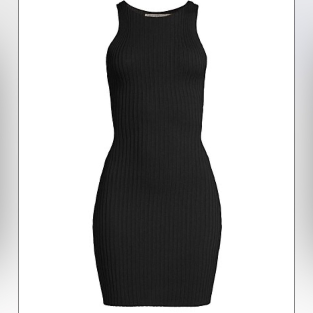 Bec & Bridge Alexis Rib-Knit Cut-Out Body-Con Minidress size Medium